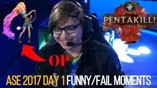 All-Star 2017 Day 1 - Funny/Fail Moments & Plays Compilation - League of Legends
