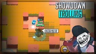 BULL SHOWDOWN TROLLING AT 0 TROPHIES! #2 FOF - Brawl Stars Gameplay