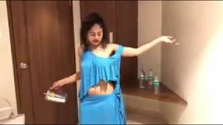 Half naked indian girl abusing messi for losing