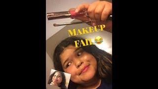 Makeup tutorial FAIL!!