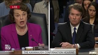 Senate committee shouldn't 'rush to judgement' on Kavanaugh, Feinstein says