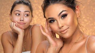 ULTIMATE BRONZE AND GLOWY MAKEUP TUTORIAL FOR BEGINNERS | Roxette Arisa