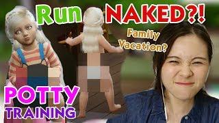 POTTY TRAINING & RUN AROUND NAKED! \ Let's Play Sims 4 Ep.8 \ JQLeeJQ