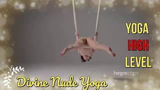 Nude Yoga | Naked Yogini Angel Fying High