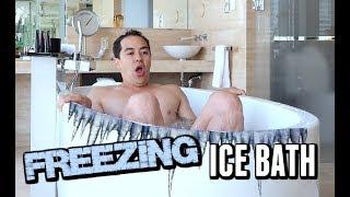 FREEZING COLD ICE BATH -  ItsJudysLife Vlogs
