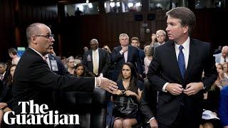 Brett Kavanaugh refuses to shake hand of shooting victim's father