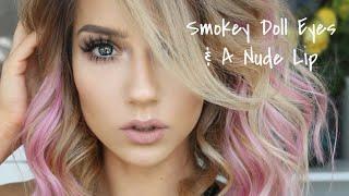 Smokey Doll Eyes & Nude Lip | Quickie Tutorial