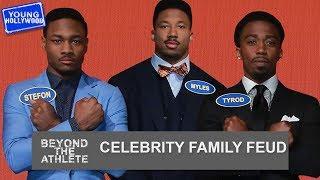 NFL Rookies vs Veterans on Celebrity Family Feud!