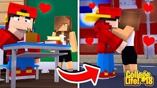 Minecraft College Life - ROPO FALLS FOR A TEACHER BUT ITS AGAINST COLLEGE RULES!!