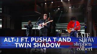 Alt-J Ft. Pusha T And Twin Shadow Perform 'In Cold Blood'