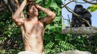 Naked Shower in Jungle after Chasing Monkey