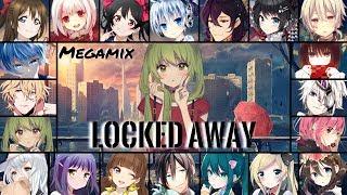 Locked Away Megamix (Switching Vocals) - Nightcore