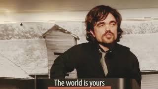 #Inspirationalspeech by famous American actor Peter Dinklage. fail again, fail better