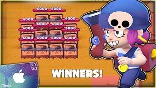 GIVEAWAY WINNERS! + RUSHING MIDDLE Every Game With Penny On Showdown! - Brawl Stars