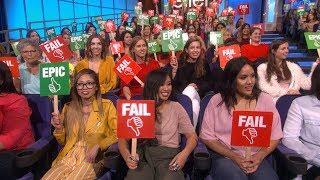 Ellen's Audience Plays 'Epic or Fail'