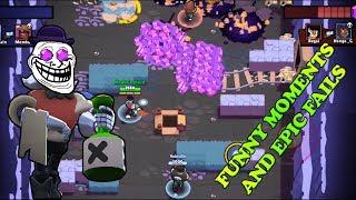 Funny Moments & Fails & Noob Moments | Brawl Stars Montage #1
