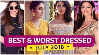 Deepika Padukone, Priyanka Chopra, Alia Bhatt: Best & Worst Dressed July 2018 | Fashion | Pinkvilla