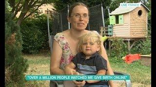 Woman who gave birth in her garden called the labour 'empowering'