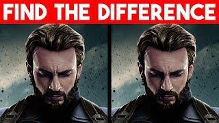 100% BET YOU CAN'T FIND THE DIFFERENCE | Avengers Infinity War HARDEST Movie Puzzle | 100% FAIL