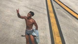 Nearly Naked Man Breaks On To Runway And Tries To Board Plane