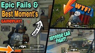 Pubg Mobile : EPIC FAIL'S, FUNNY MOMENT'S, WTF MOMENT'S Gameplay Collection!