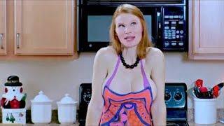 RUBY DAY BEST MOMONT. cooking naked, tits out, sexy girl