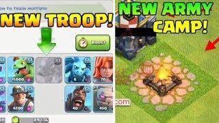 BRAND NEW TROOP LEAKED | NEW LEVEL ARMY CAMP LEAKED | COC TH12 UPDATE INFO