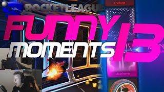 ROCKET LEAGUE FUNNY MOMENTS 13 ???? (FUNNY REACTIONS, FAILS & WINS BY COMMUNITY & PROS!)