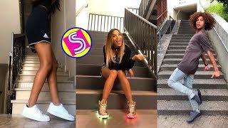 New Stair Shuffle Dance Challenge Musically Compilation 2018 #stairchallenge