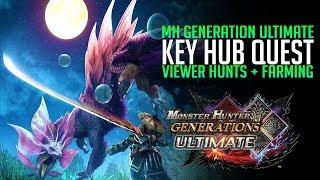 Monster Hunter Generations Ultimate Gameplay Part 7 - PLAYING AS A PALICO 3-4 Star Key Hub Quests