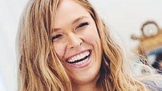 RONDA ROUSEY PHOTO SHOOT RUINED WHEN SHE SHOWED THE WORLD HOW STUPID SHE REALLY IS!!