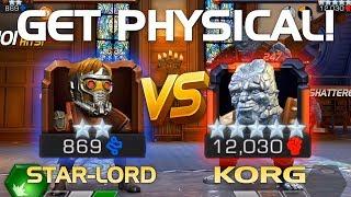 Get Physical: 2* Star-Lord vs. 5* Korg w/ Tips | Marvel Contest of Champions