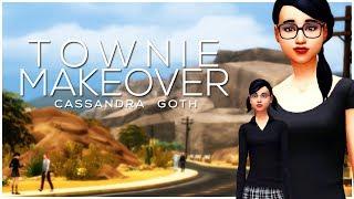 The Sims 4 | CAS  | Townie Make Over | Cassandra Goth