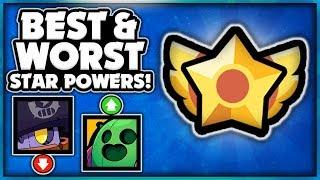 BEST & WORST Star Powers In Brawl Stars! - Ranking Every Star Power In Brawl Stars!