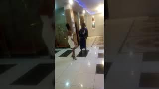 Nairobi Diaries Actor Trap King Chrome #Exposed Walking Naked in a lobby with mysterious lady