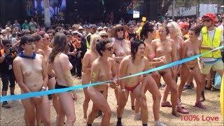 World most popular naked run for women - Part 1