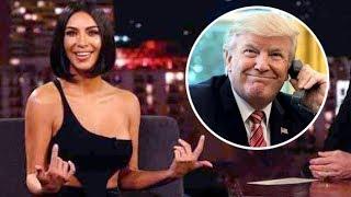 Kim Kardashian REVEALS She Was Nude When President Donald Trump Called Her!