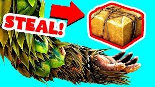 EASIEST WAY TO STEAL IN ARK SURVIVAL EVOLVED! (Ark Survival Evolved Trolling)
