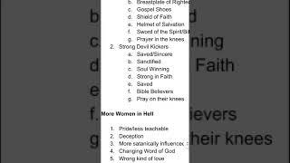 Far More Women Will Burn in Hell or Be Naked at The Judgement Seat of Christ