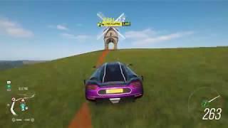How to Jump 1800ft  at the Windmill Danger Sign in Forza Horizon 4