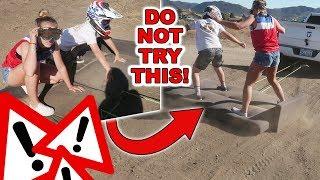 CRAZY COUCH SURFING AND  RIDING IN THE DESERT!