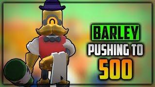 BARLEY PUSH TO 500 TROPHIES ON SHOWDOWN! - Brawl Stars Gameplay