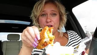 TACO BELL CAR EATING SHOW | TRYING THE NEW NAKED CHICKEN TACO