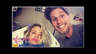 Newlywed Kaley Cuoco Nurses Broken Shoulder With Her Naked Husband Karl In New Pics