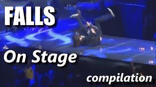 Falls On Stage compilation | RockStar FAIL