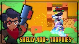 SHELLY DESTRUCTION ON FEAST OR FAMINE! SHELLY 400 TROPHIES SHOWDOWN! - Brawl Stars Gameplay
