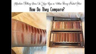 Charlotte Tilbury Stars In Your Eyes Palette vs Urban Decay Naked Heat