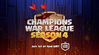 LIVE - Clash of Clans Champions War League Season 4 Finals!