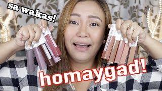 MAY FOREVER SA MAYBELLINE SUPERSTAY MATTE INK! UN-NUDES!