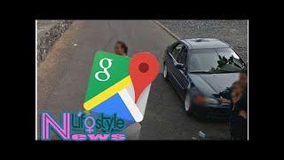 Google Maps users spot woman walking NAKED across road in daylight